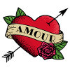 Heart Tattoo Amour