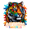 Autism Awareness puzzles piece