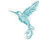 Kolibri Tribal Hummingbird