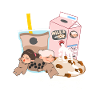 Biscuits et lait