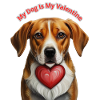 My dog is my valentine