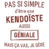 Kendoiste GÉNIALE rouge brunâtre foncé