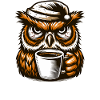 Owl Coffee Tired Gift