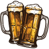 Bierkrug Bier Anstoßen