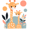 Giraffe Family
