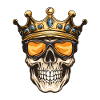 Skull King Crown