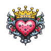Heart Crown Love