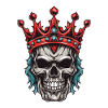 Skull King Crown