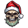 Santa Claus Skull