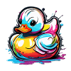 Gummiente / Badeente / Wasser / Badewanne