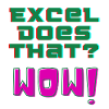 Excel does that? WOW!