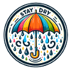 Stay Dry - Umbrella Illustration