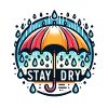 Stay Dry - Umbrella Illustration