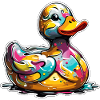 Gummiente / Badeente / Wasser / Badewanne