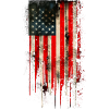 Grunge American flag