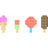 Pixel Eis - Retro Eiscreme