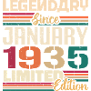 Birthday Gift Born In January 1935 - 1935