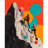 Couple of Climbers collage