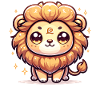 Znak zodiaku Lew Astrologia Kawaii Projekt postaci