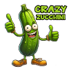 Crazy Veggies: Zucchini Thumbs Up