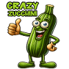 Crazy Veggies: Zucchini Thumbs Up