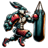 Lapin de boxe