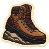 Wanderstiefel Patchstickerei