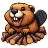 A happy beaver