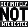 Not Interested Black