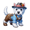 West Highland White Terrier Dog Bayern