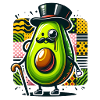 Gebildete Avocado
