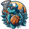 Basketball Turtle Sunglasses Gift
