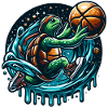 Basketball Turtle Dunking Gift