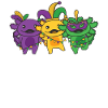 Mardi Gras Axolotl Carnival Costume