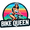 Bike Queen Sunset Cycling Design