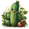 Zucchini comic style