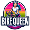 Bike Queen Helles Sonnenuntergangsdesign