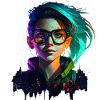 Gamer Girl Cyber Style