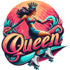 Regal Skate Queen Illustration
