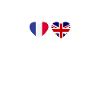 France Royaume-Uni Heartbeat Flag Français