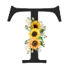 T Monogram Sunflowers