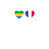 Gabon, France, Heartbeat, Drapeau, Gabonais