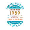 January 1989 Anniversaire Édition Limitée