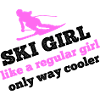 Fille de ski
