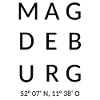 Magdeburg Schriftzug