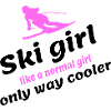 Fille de ski
