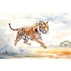 Tiger in Action