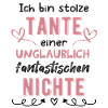 Stolze Tante von Nichte