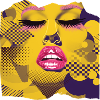 Pop Art Yellow and Pink