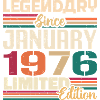 Fødselsdagsgave Født i januar 1976 - 1976